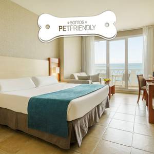 Quarto permitido animais de estimação com vista mar Hotel ILUNION Fuengirola